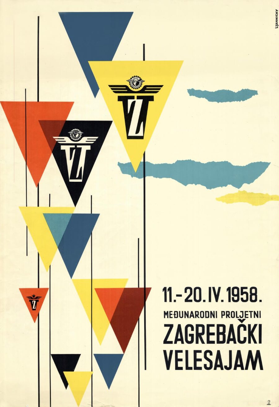 Zagrebački Velesajam. Plakat 1958. godine